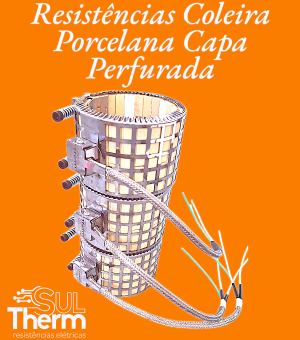 Porcelana com dissipador de calor